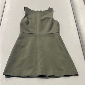 Babaton Olive Green Dress with Back Zip